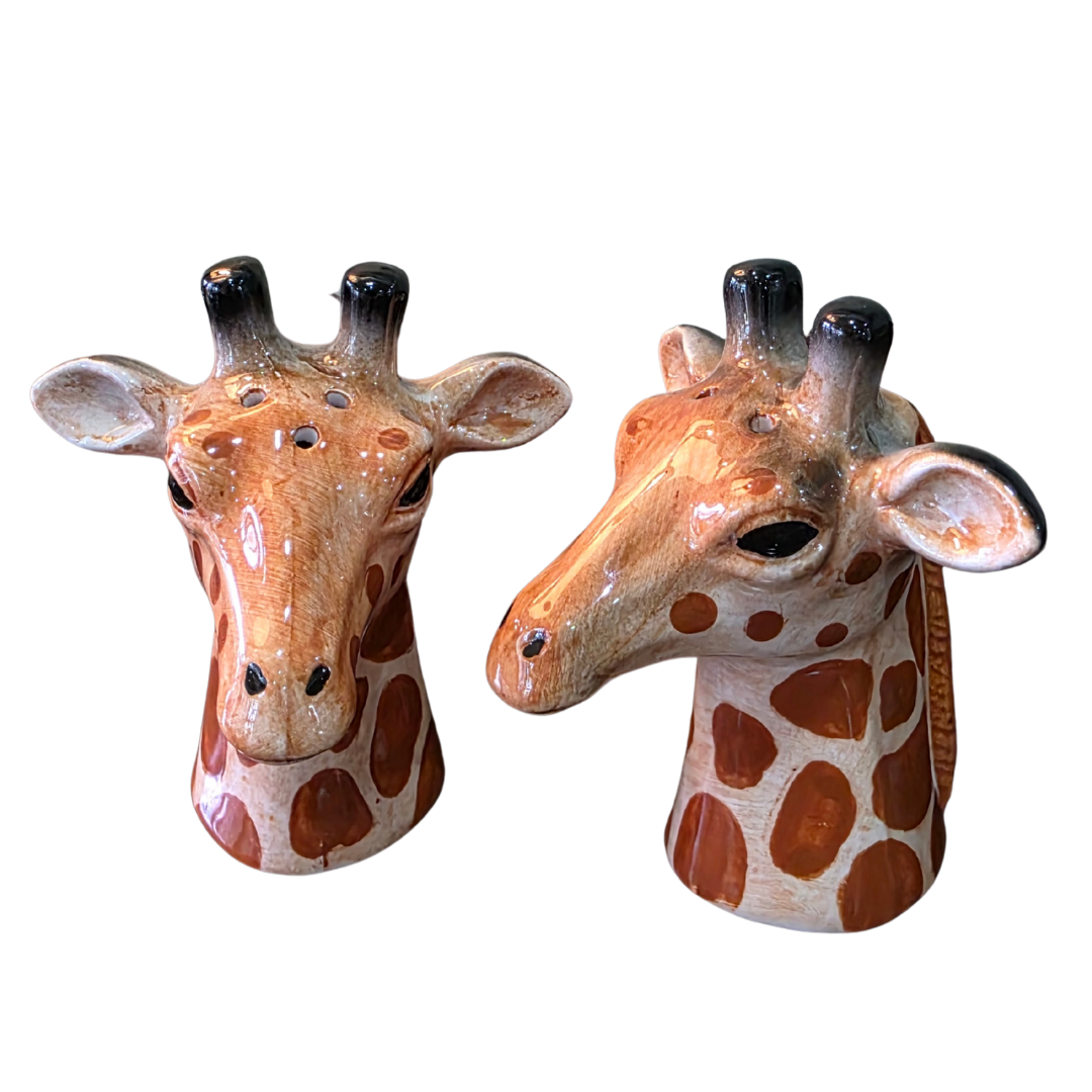 Ceramic Giraffe Salt & Pepper Shaker