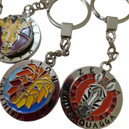 Spinner Animal Keyrings