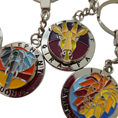 Spinner Animal Keyrings