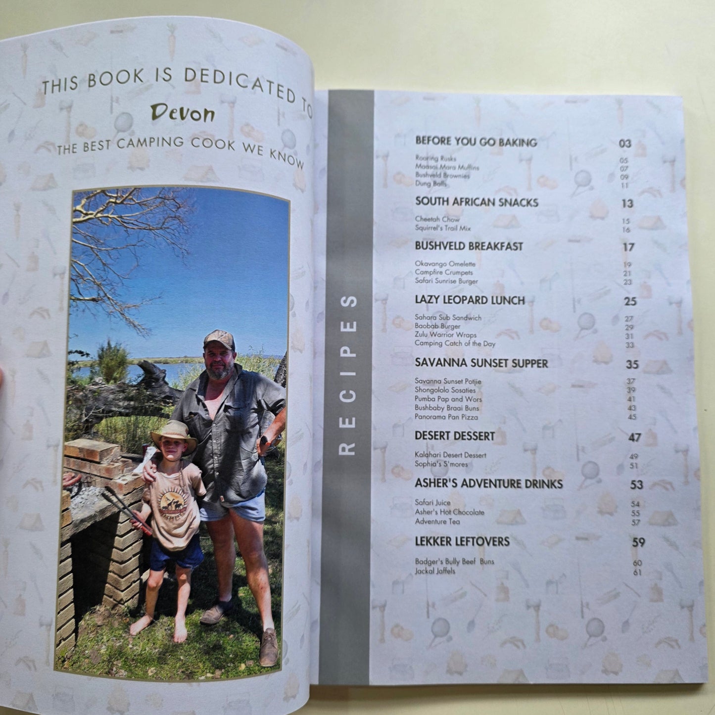 Asher's Adventure Camping Cookbook