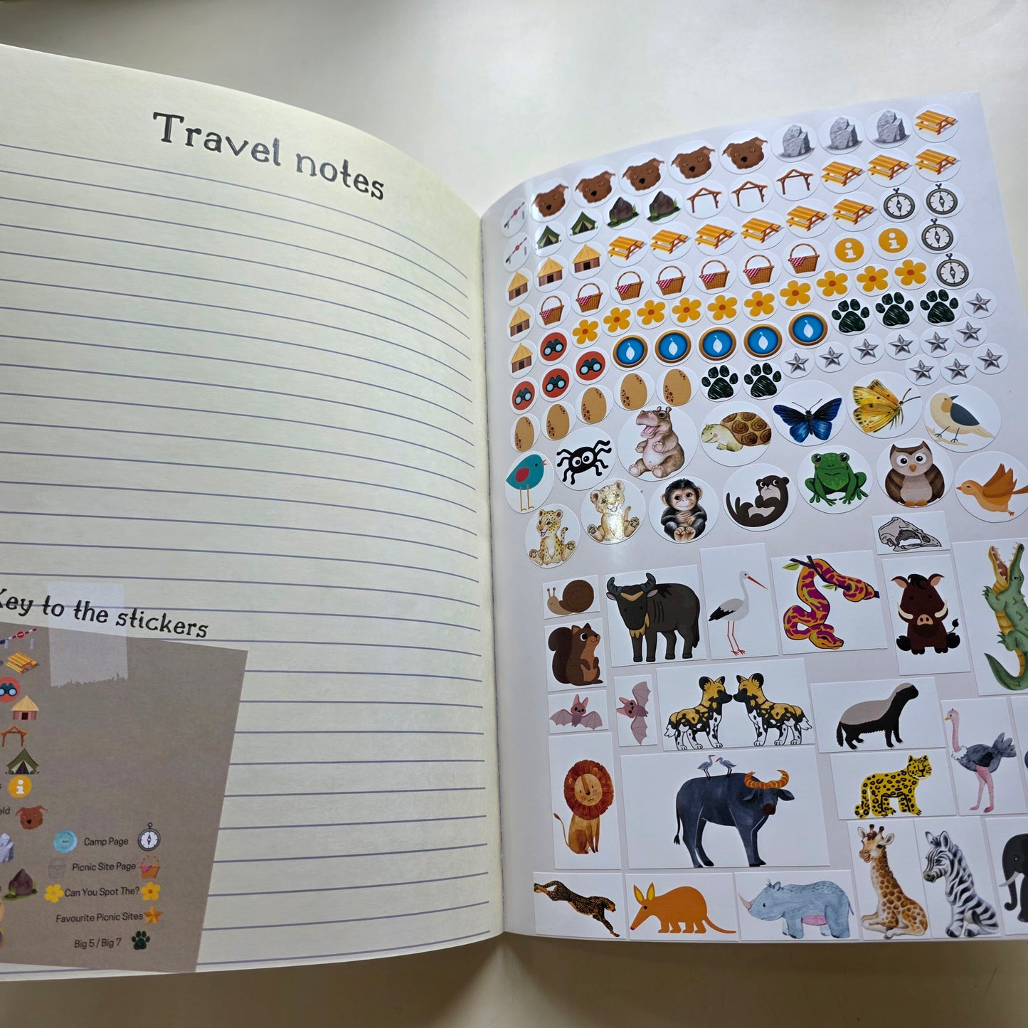 Kruger National Park Guide for Wild Kids with Stickers