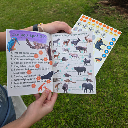 Bushveld Field Guide for Wild Kids with Stickers (A5)