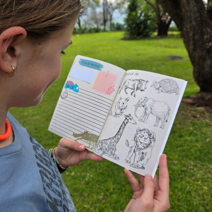 Bushveld Field Guide for Wild Kids with Stickers (A5)