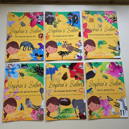 Sophia's Safari: The African Animal Alphabet Series (22 Book Set) (A5)