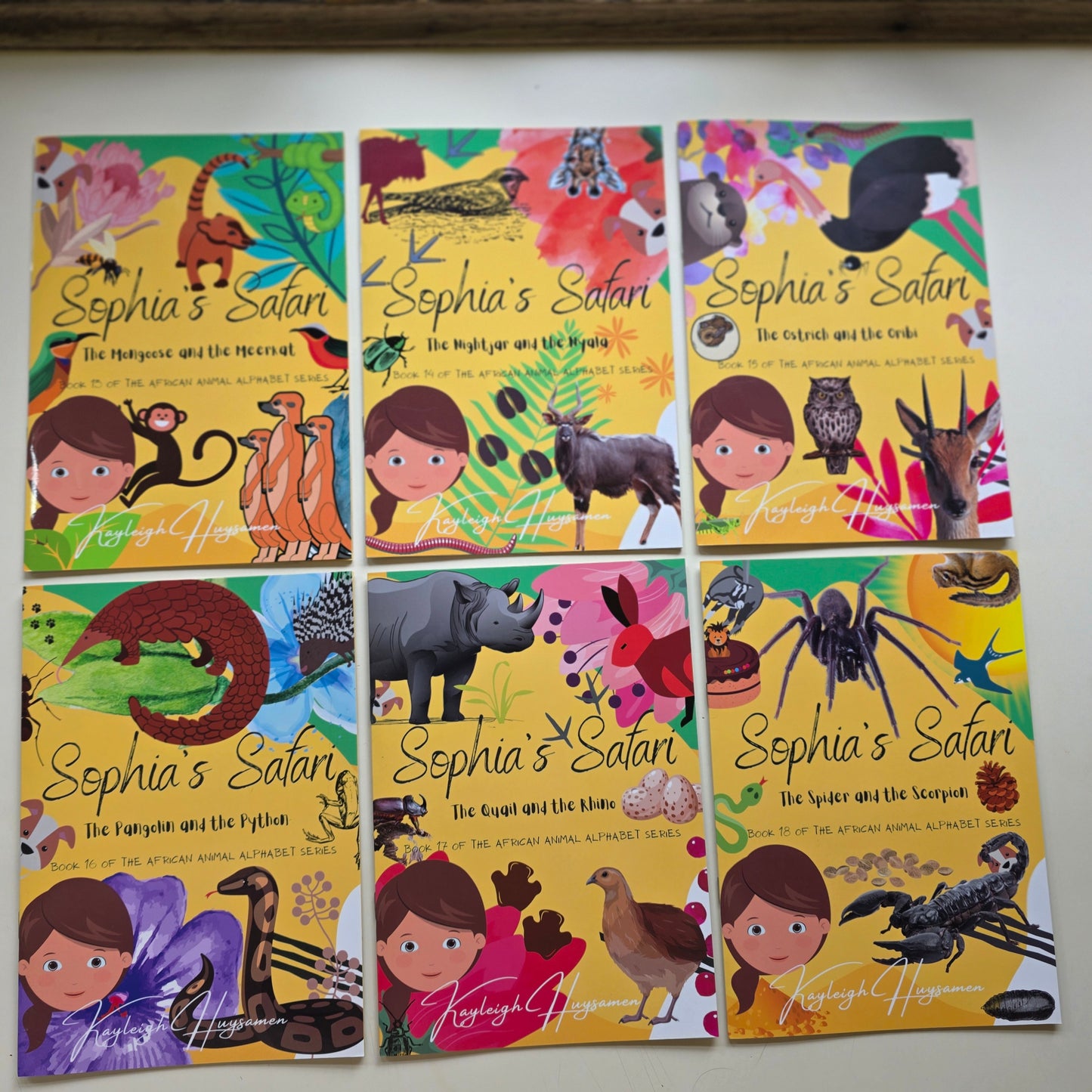 Sophia's Safari: The African Animal Alphabet Series (22 Book Set) (A5)