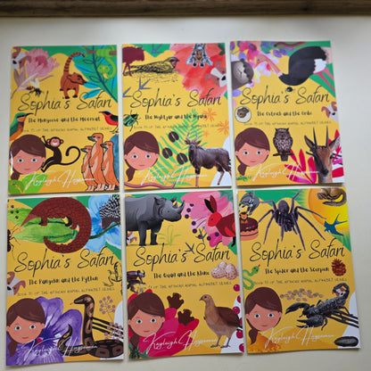 Sophia's Safari: The African Animal Alphabet Series (22 Book Set) (A5)