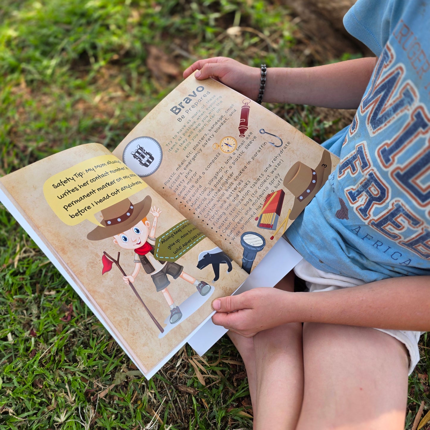 Asher's Survival Guide for Wild Kids of South Africa (with a Map, Stickers and Handbook)