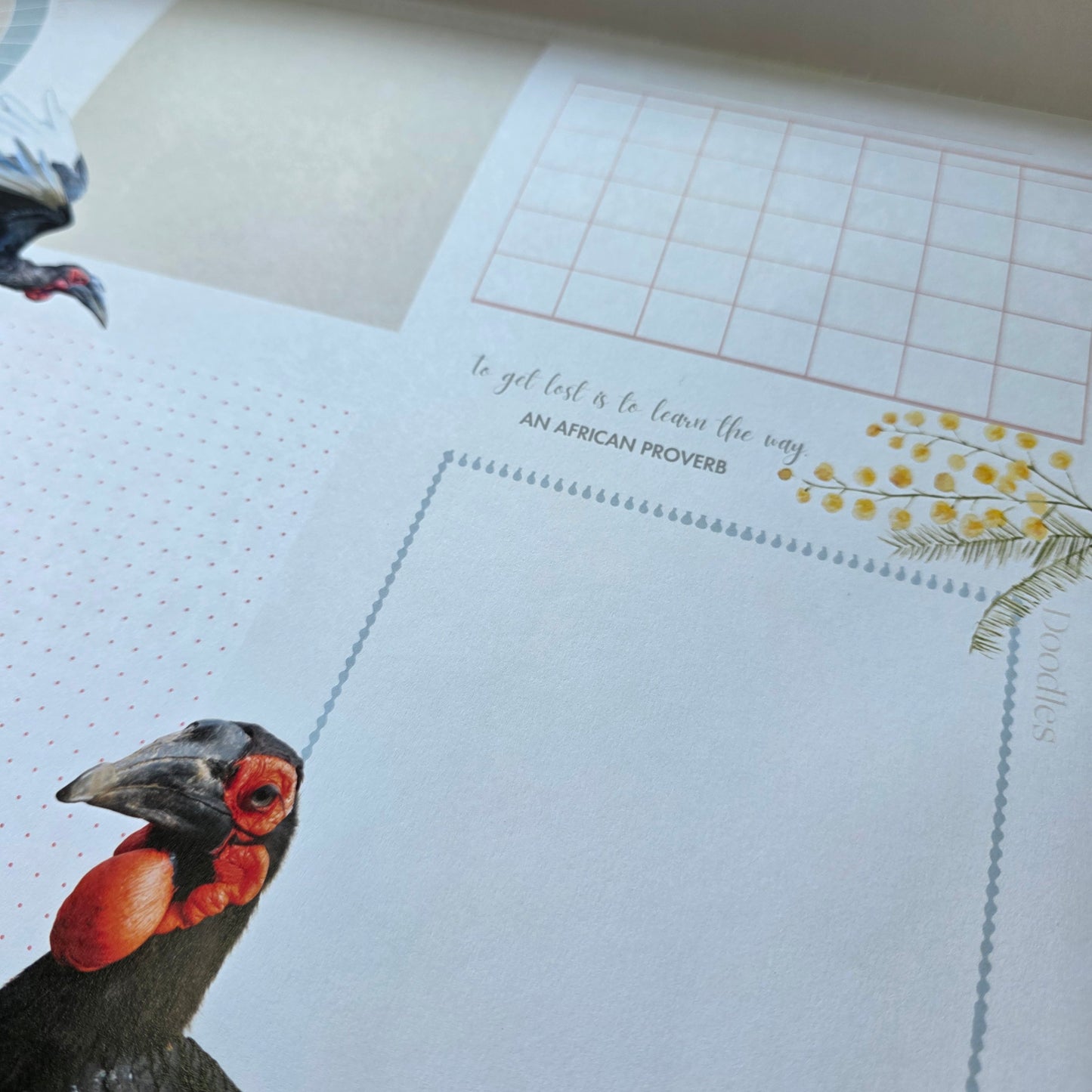 Plan My Way Deskpad Calendar: Endangered Species of South Africa