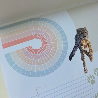 Plan My Way Deskpad Calendar: Endangered Species of South Africa