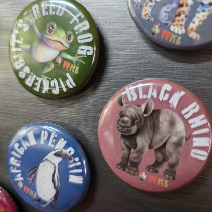 Endangered Species Button Magnets