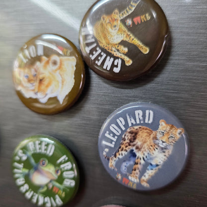 Endangered Species Button Magnets