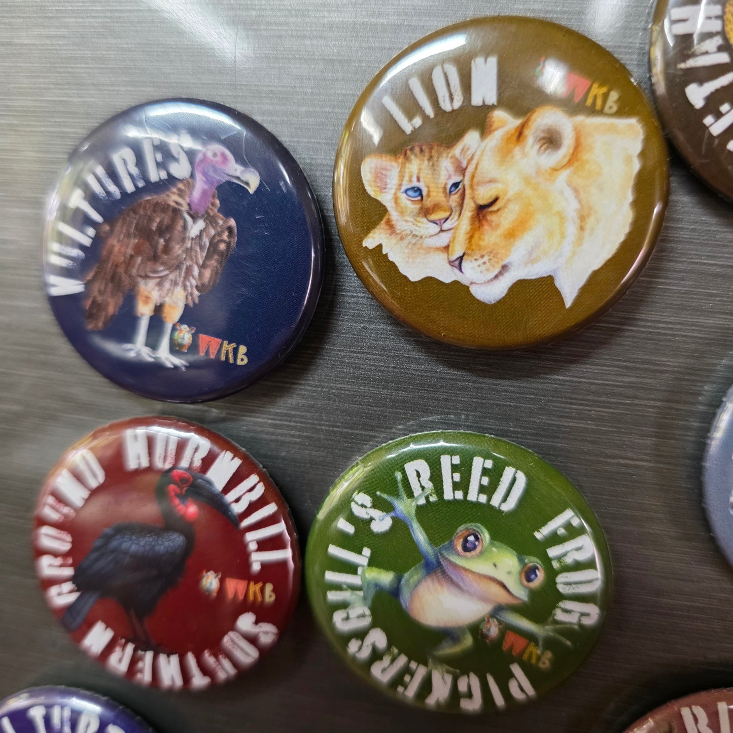 Endangered Species Button Magnets