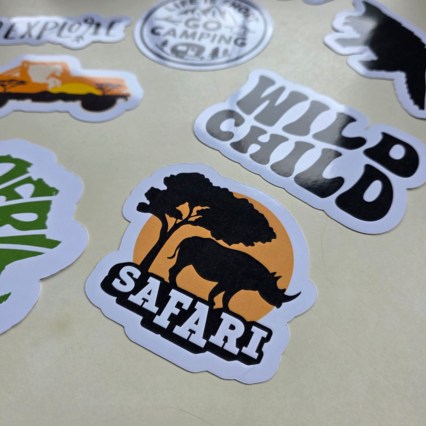 Wild Adventure Sticker Set of 10