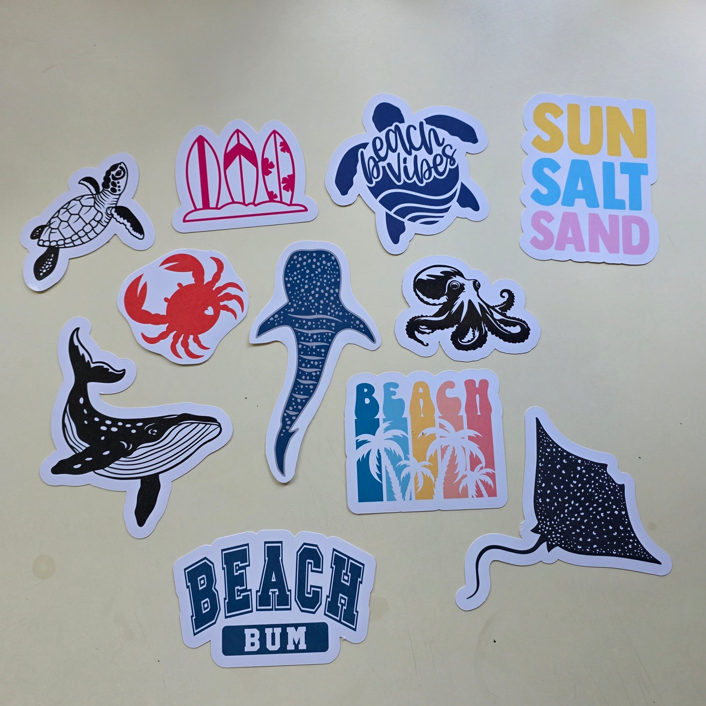 Ocean Vibes Sticker Set of 11