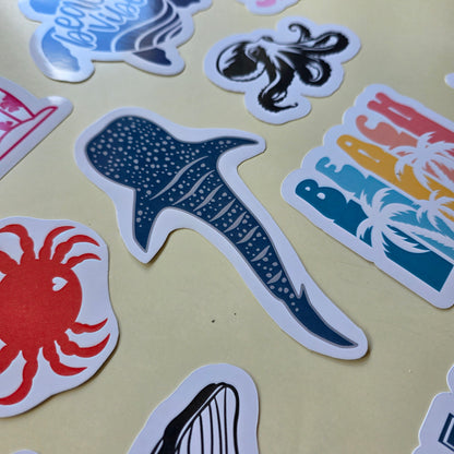 Ocean Vibes Sticker Set of 11