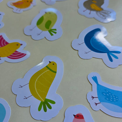 Tweetest Sticker Set of 22 Birdies
