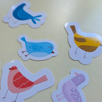 Tweetest Sticker Set of 22 Birdies