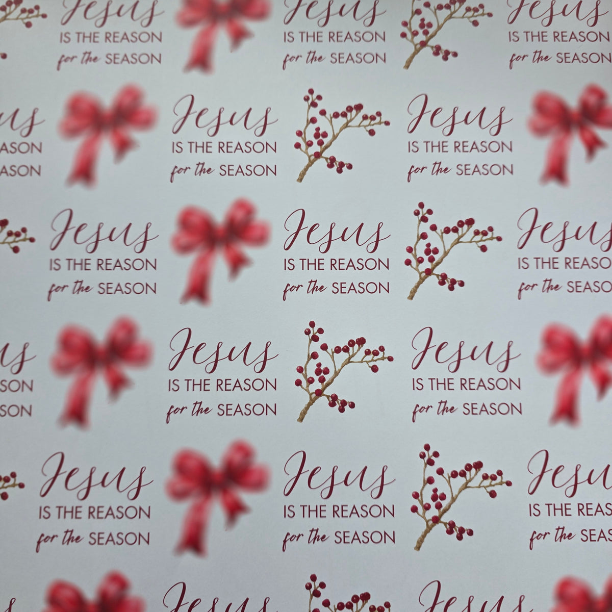 Christian Christmas Gift Wrap (A3: 300 mm x 420 mm)