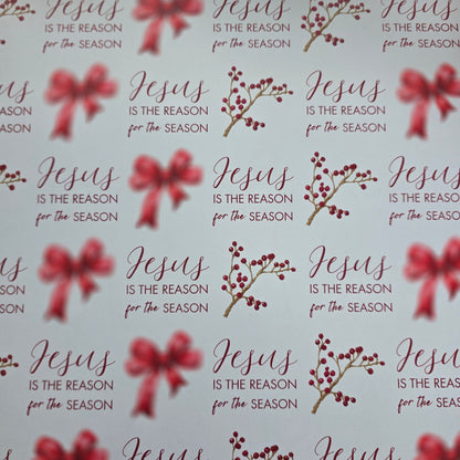 Christian Christmas Gift Wrap (A3: 300 mm x 420 mm)