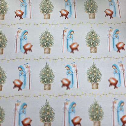 Christian Christmas Gift Wrap (A3: 300 mm x 420 mm)