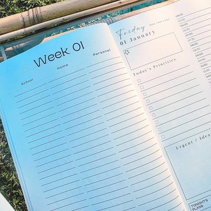 2027 TEACHER DAILY PLANNER A4