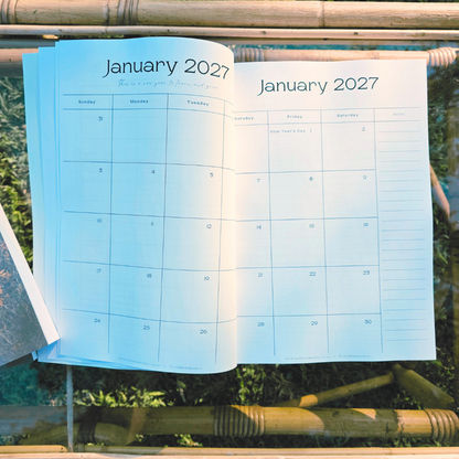 2027 TEACHER DAILY PLANNER A4