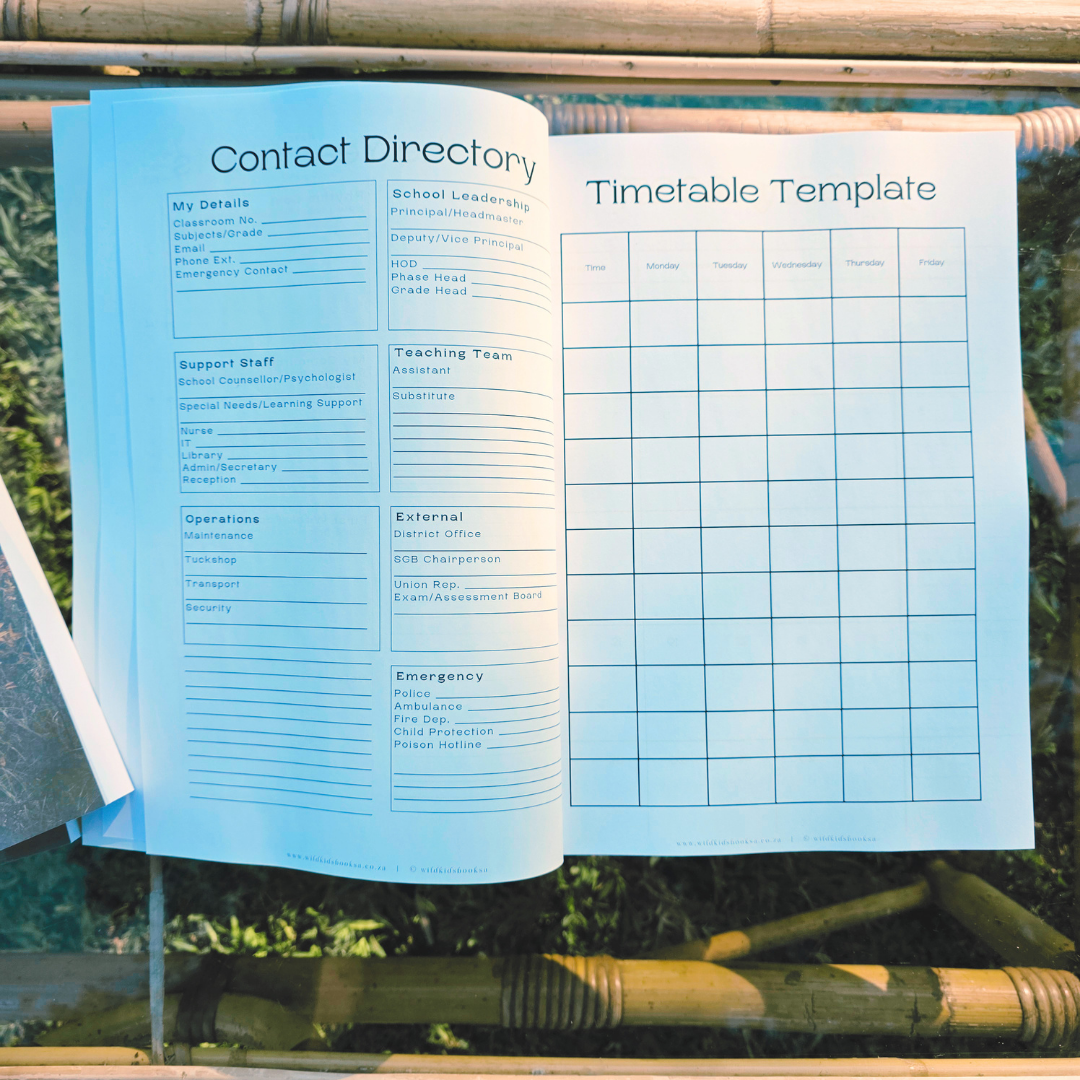 2027 TEACHER DAILY PLANNER A4
