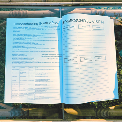 2027 HOMESCHOOLING DAILY PLANNER A4