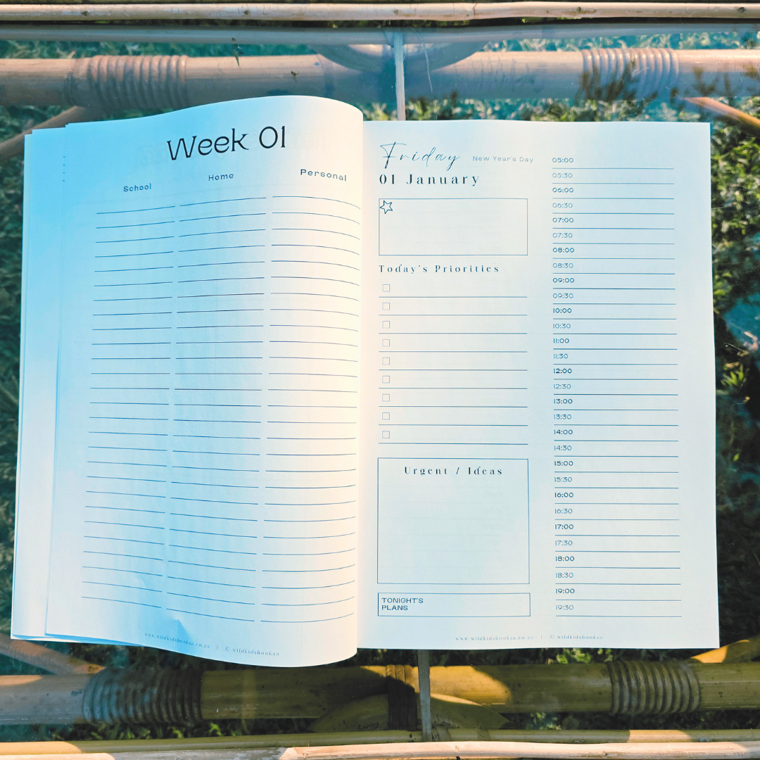 2027 HOMESCHOOLING DAILY PLANNER A4