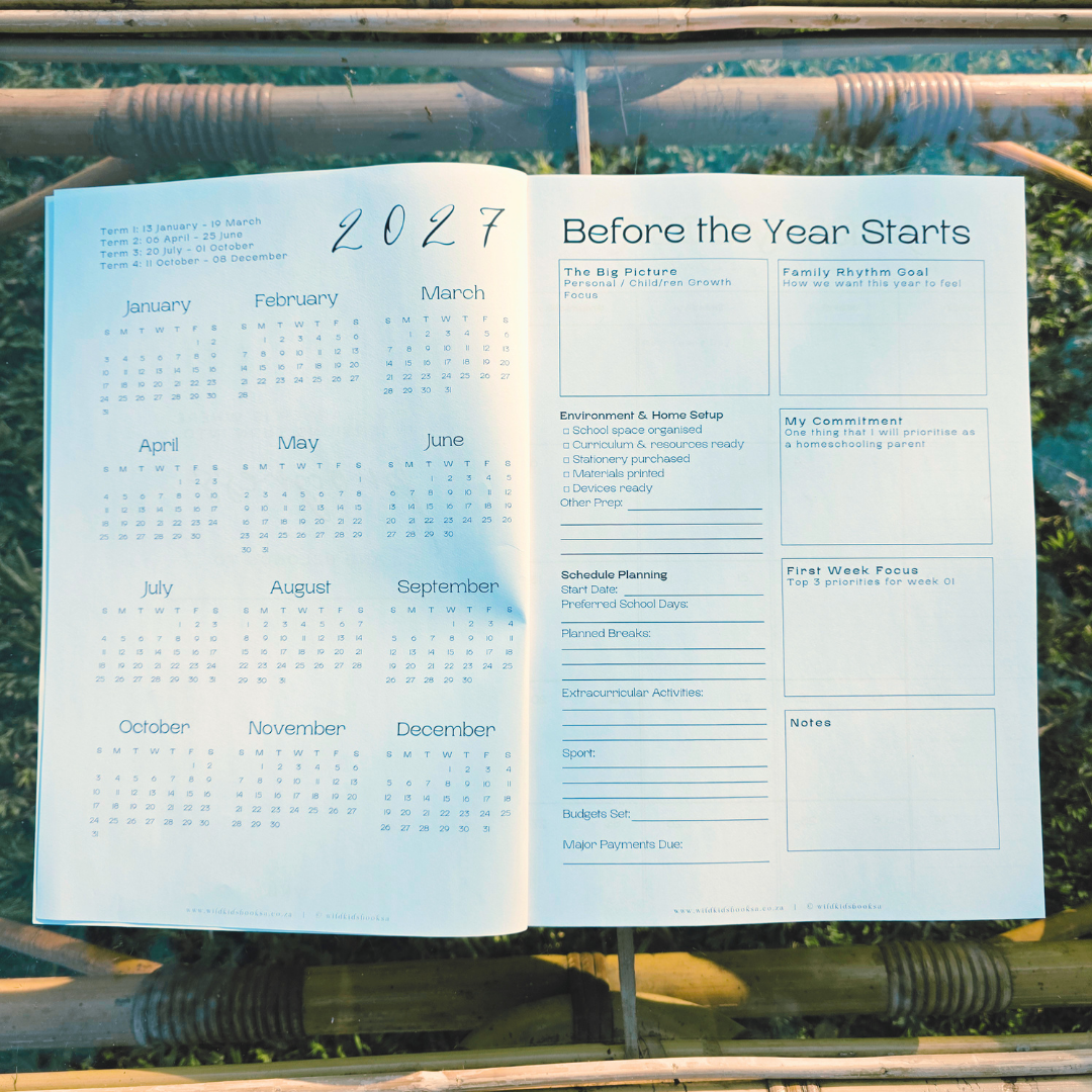 2027 HOMESCHOOLING DAILY PLANNER A4