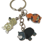 African Animal & Bird Charm Keyrings
