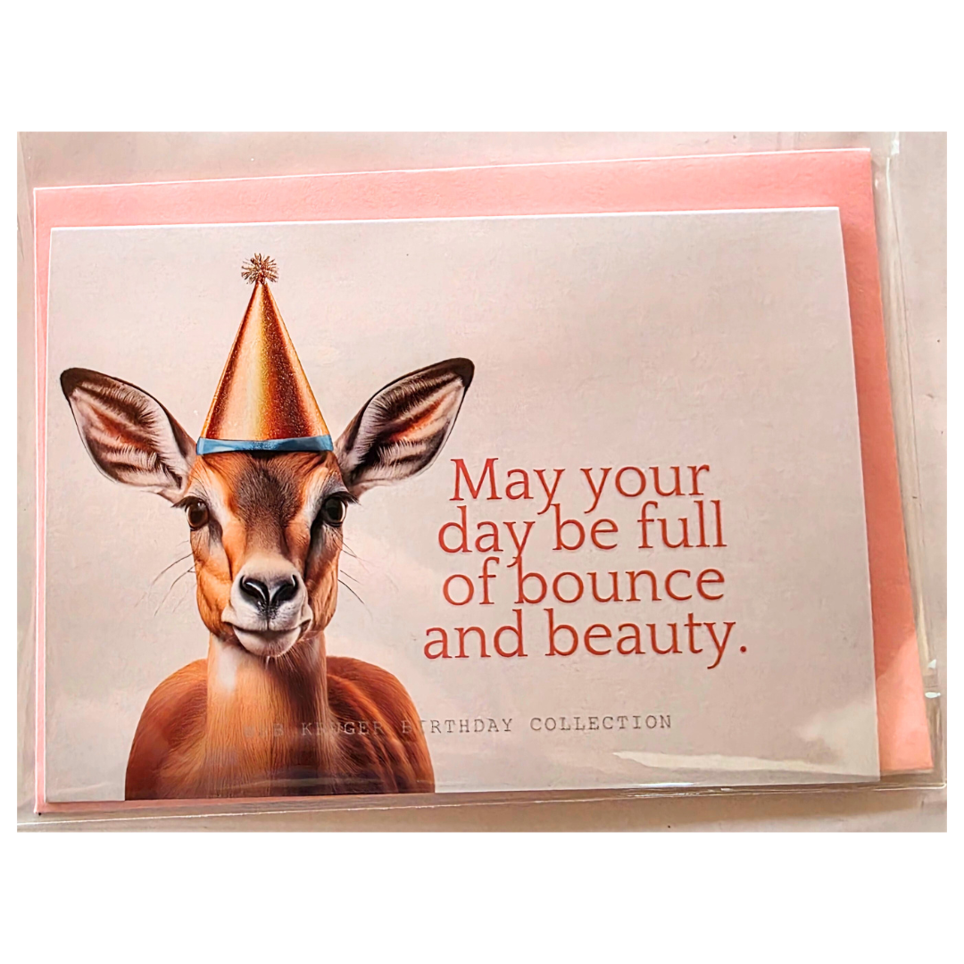 Comical Animal Birthday Cards with Colour Envelopes (Pack of 8)