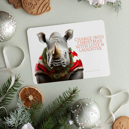 Comical Christmas Gift Cards with Envelopes