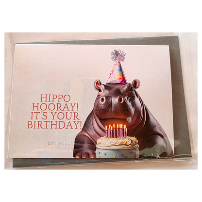 Comical Animal Birthday Cards with Colour Envelopes (Pack of 8)