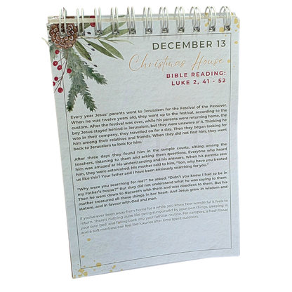 Keep Christ in Christmas Craft Advent Calendar on Stand