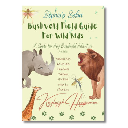 Bushveld Field Guide for Wild Kids with Stickers (A5)