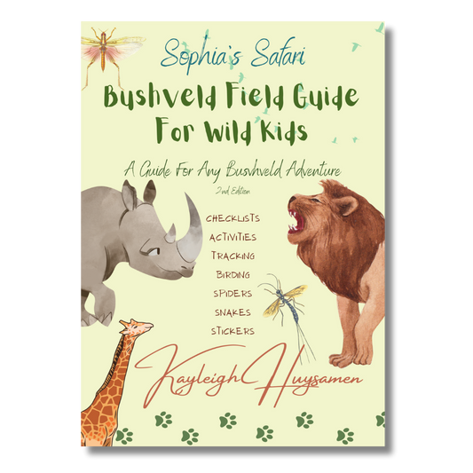 Bushveld Field Guide for Wild Kids with Stickers (A5)