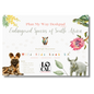 Plan My Way Deskpad Calendar: Endangered Species of South Africa