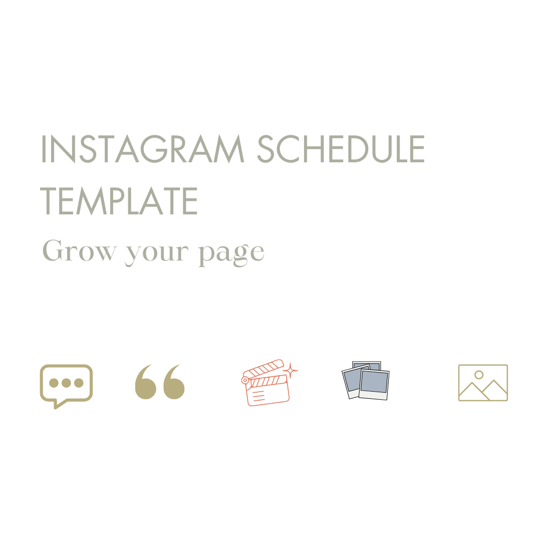 Social Media Schedule (Free PDF Download)