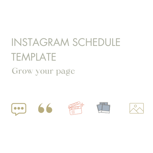 Social Media Schedule (Free PDF Download)