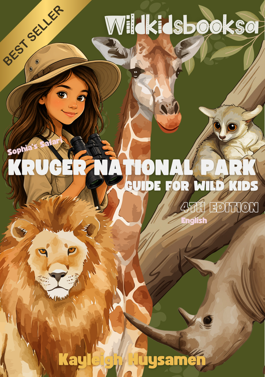Kruger National Park Guide for Wild Kids 4th Edition (A5) with stickers