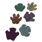 Acrylic Coasters (Black Rhino, White Rhino and Hippo Spoor) Set of 6 different colours