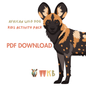African Wild Dog Activity Kit (PDF Download)